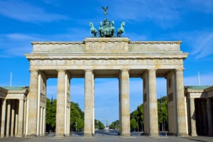 The Brandenburger Tor in Berlin