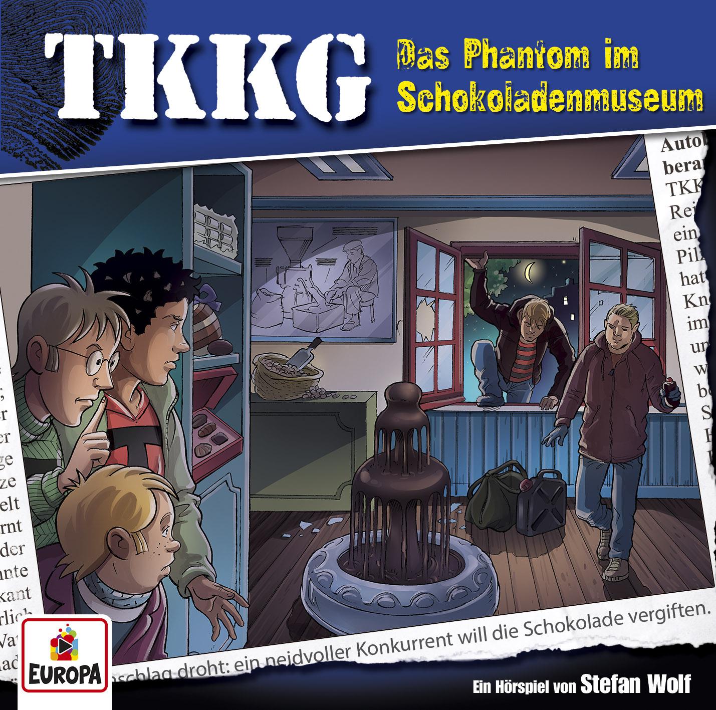 TKKG Hörspiel-Folge 110: Das Phantom im Schokoladenmuseum