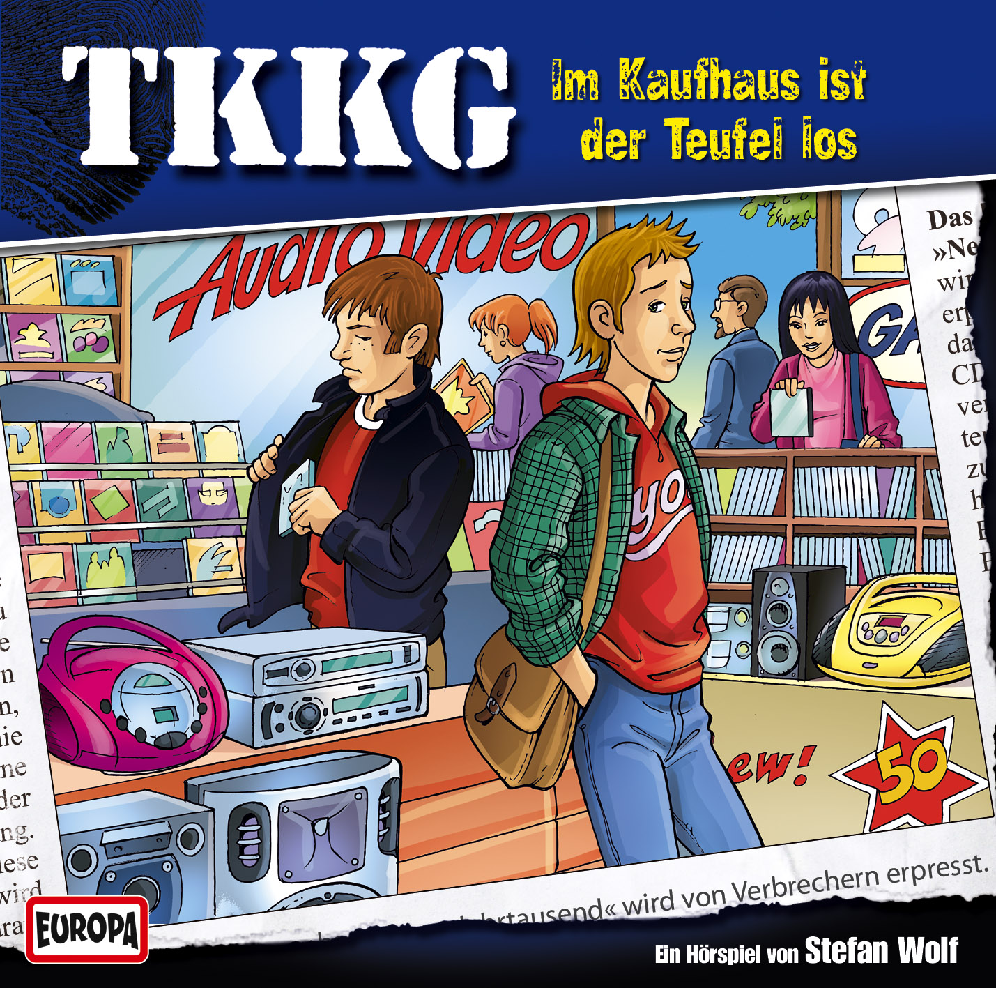 TKKG Hörspiel-Folge 118: Im Kaufhaus ist der Teufel los