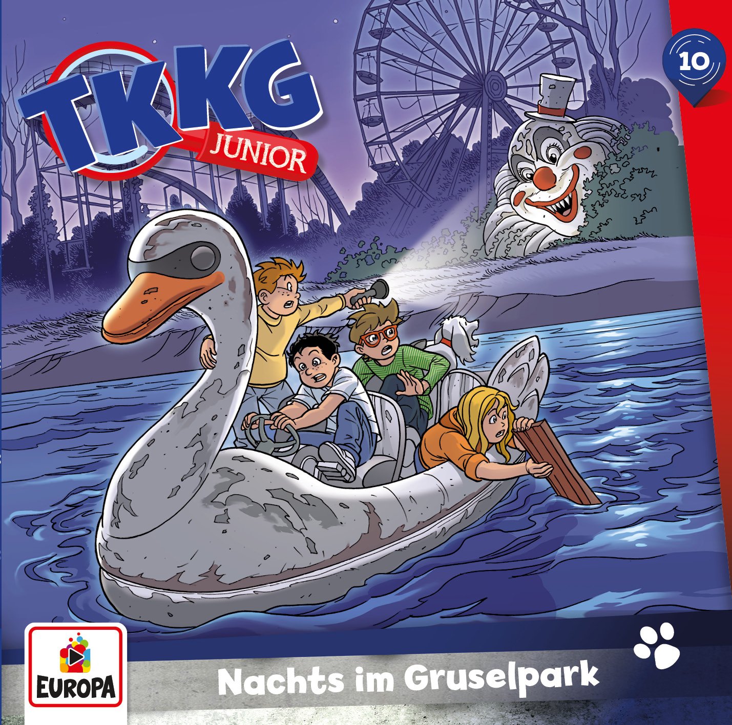 TKKG Junior Hörspiel-Folge 10: Nachts im Gruselpark