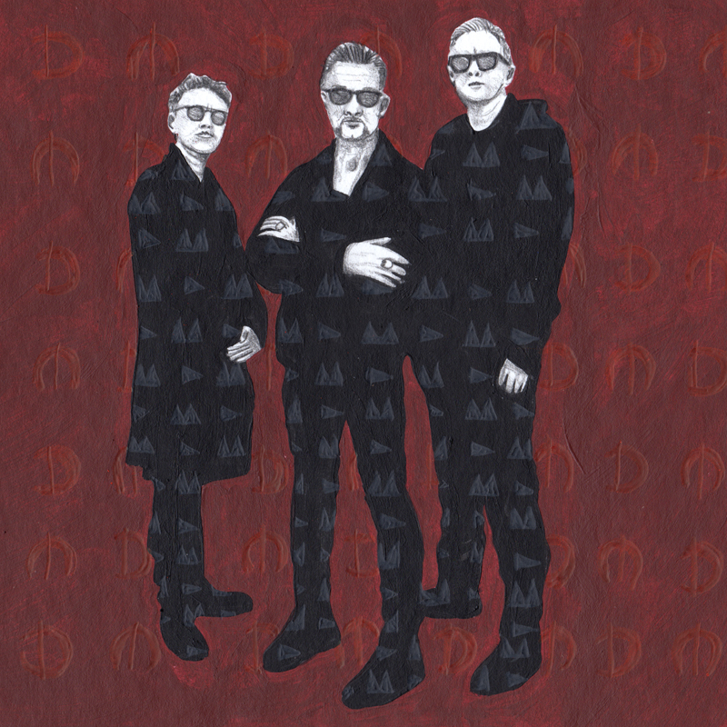 Depeche Mode (gemalt)