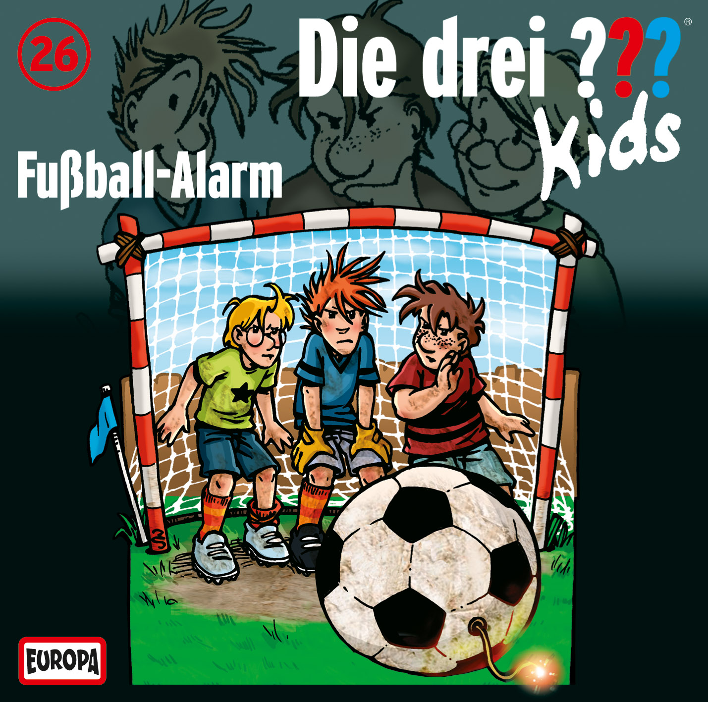 Die Drei ??? (Fragezeichen) Kids, Hörspiel-Folge 26: Fußball-Alarm