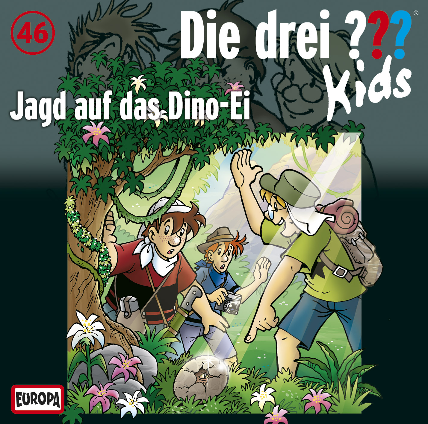 Die Drei ??? (Fragezeichen) Kids, Hörspiel-Folge 46: Jagd auf das Dino-Ei