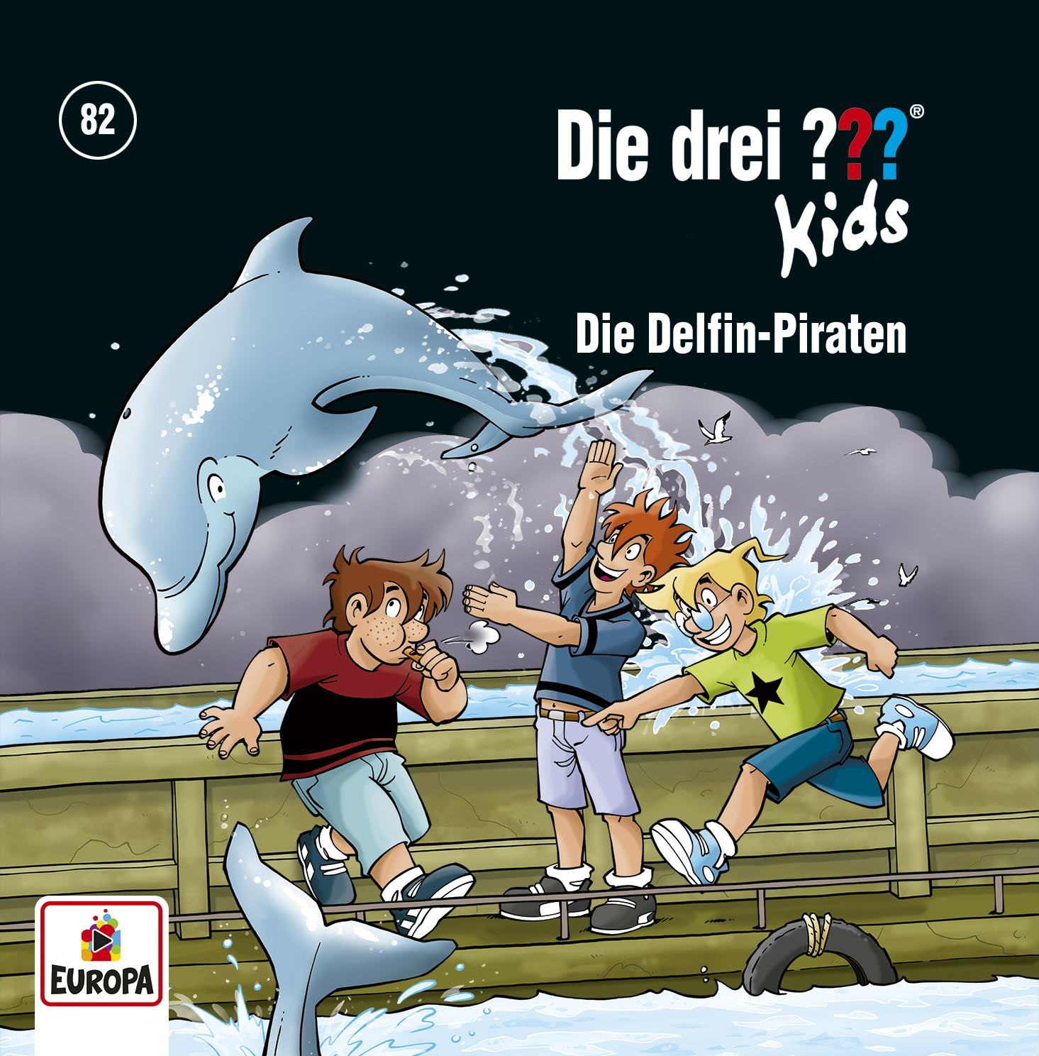 Die Drei ??? (Fragezeichen) Kids, Hörspiel-Folge 82: Die Delfin-Piraten