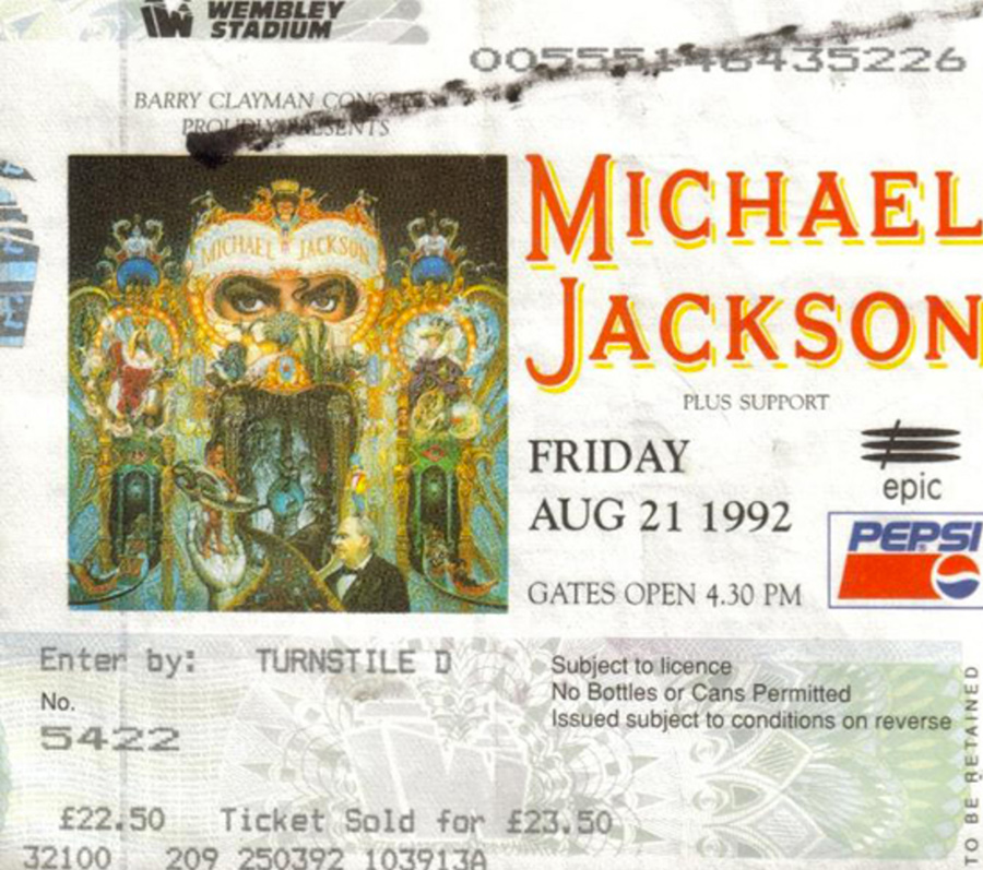 On This Day, MJ's Dangerous Tour Arrived At Wembley Stadium Michael