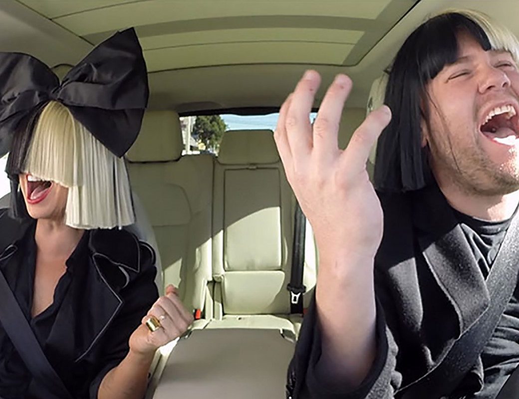Sia joins James Cordon for 'Carpool Karaoke'