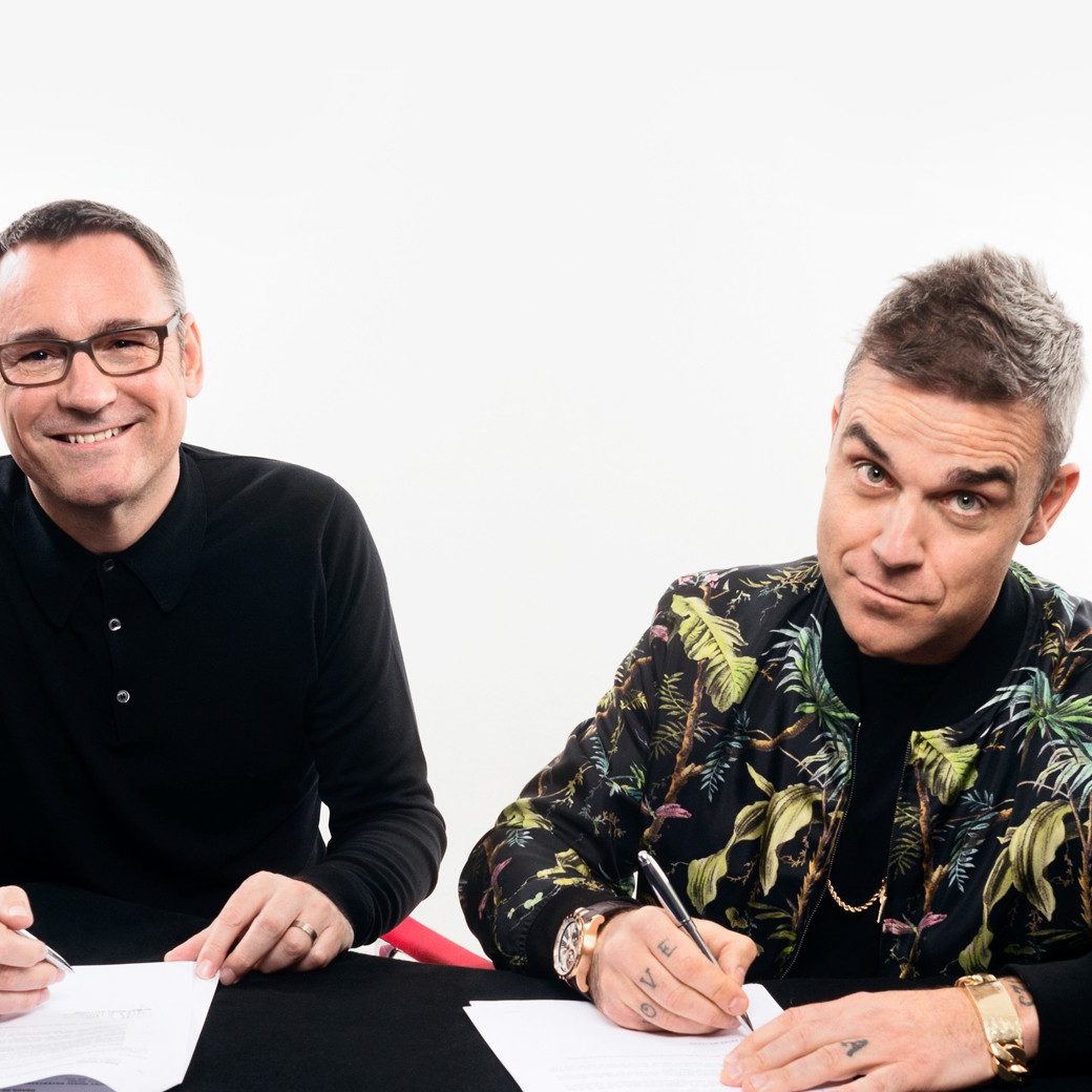 Sony Music UK announces worldwide partnership with Robbie Williams