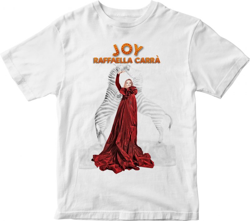 Tshirt Raffaella Carrà album JOY