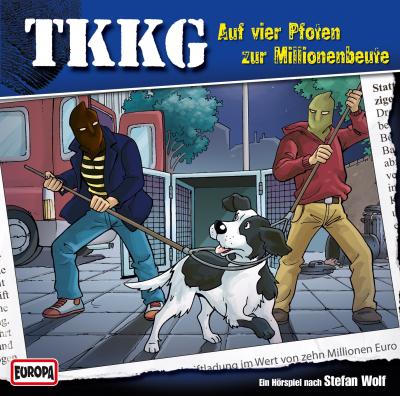 TKKG Hörspiel-Folge 133: Auf Vier Pfoten zur Millionenbeute