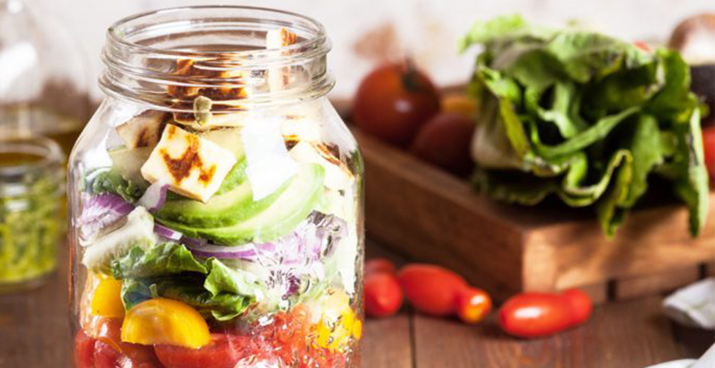 Salat im Glas | Rezept