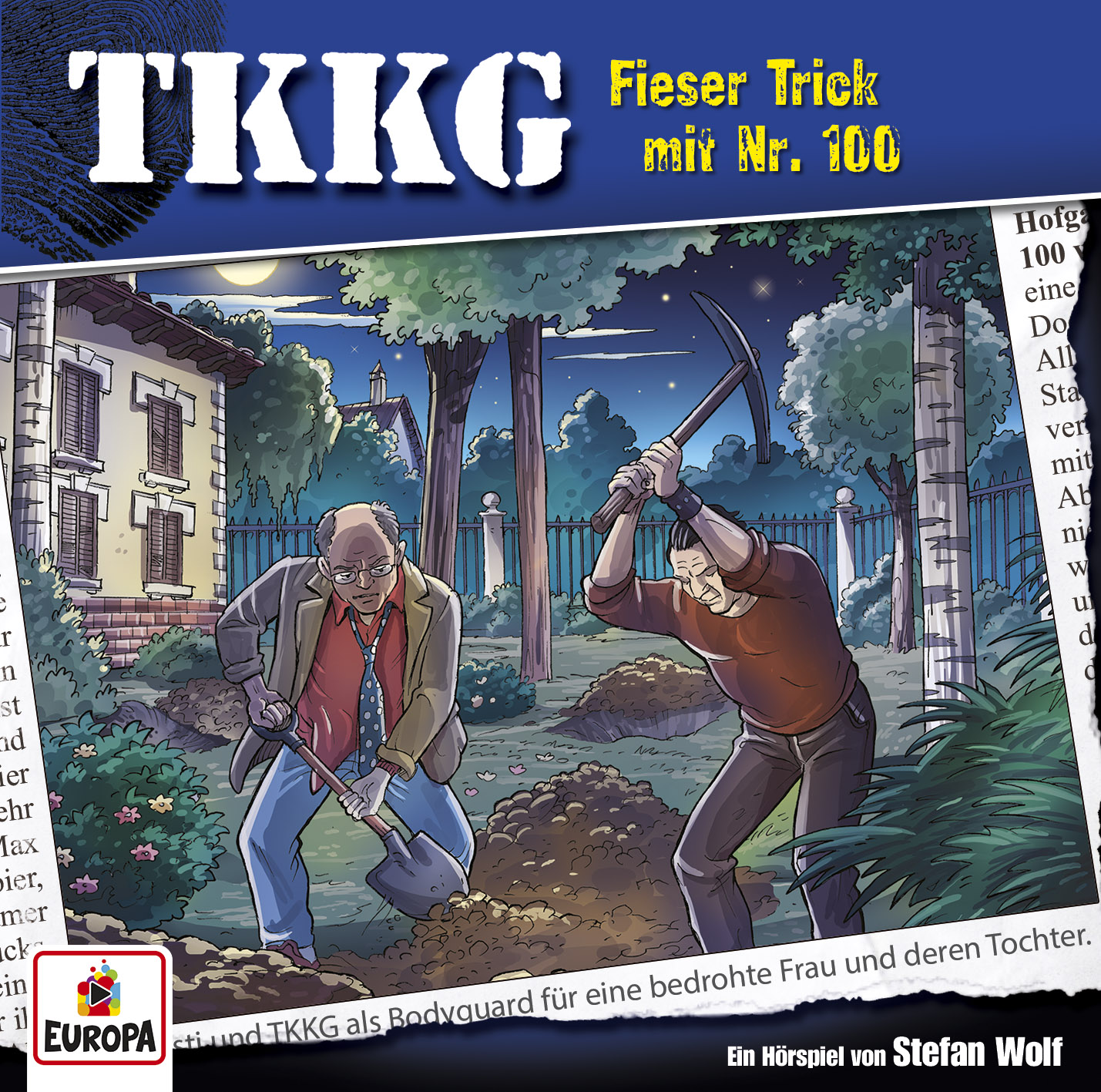 TKKG Hörspiel-Folge 100: Fieser Trick mit Nr. 100
