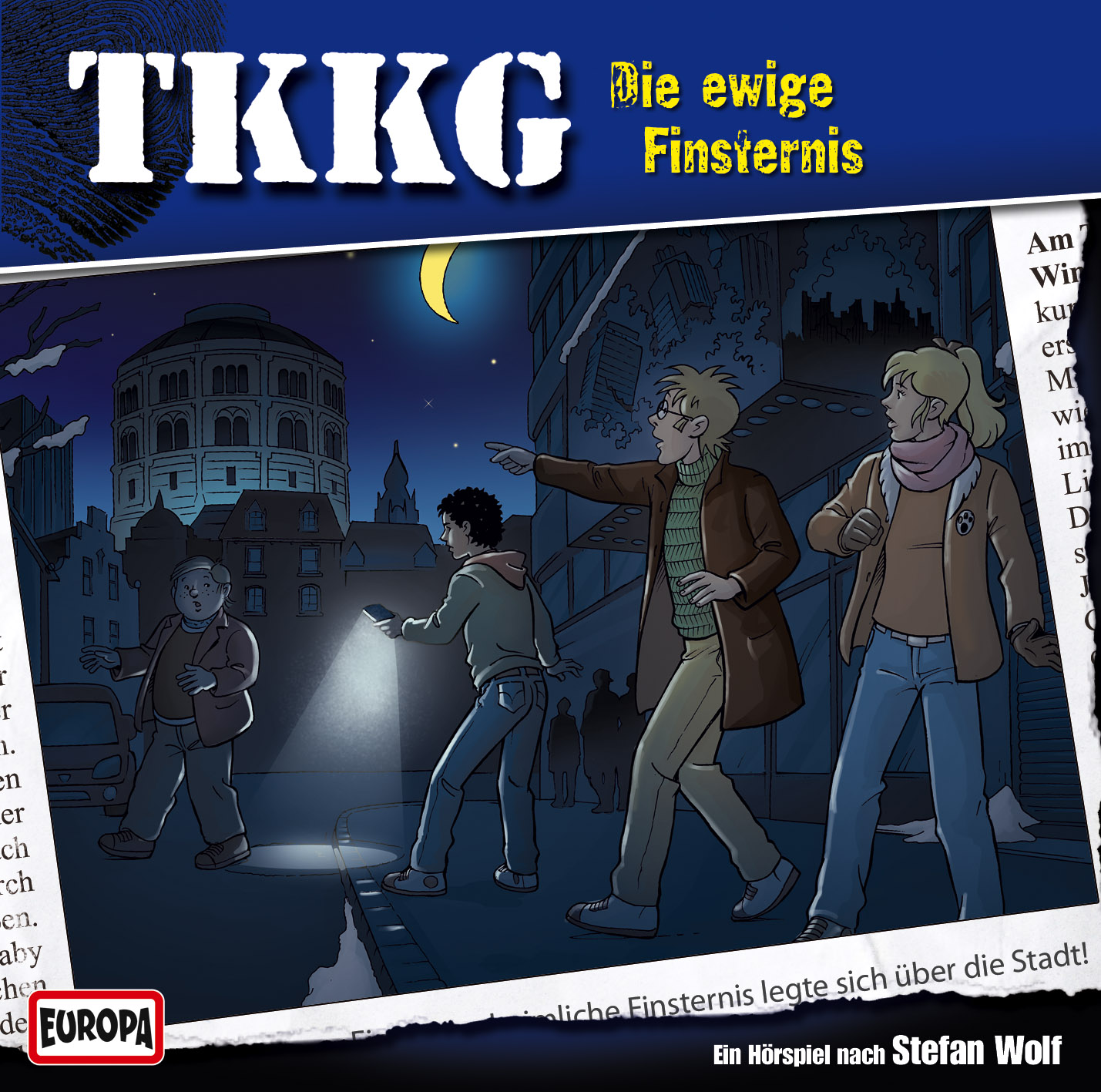 TKKG Hörspiel-Folge 184: Die ewige Finsternis