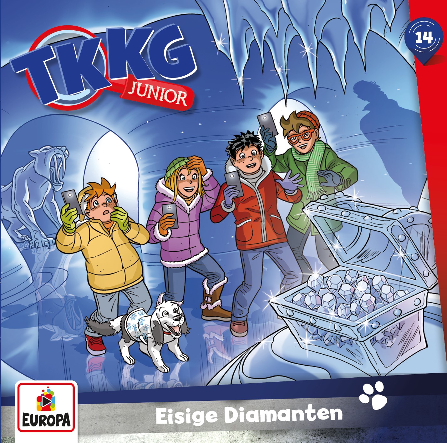 TKKG Junior Hörspiel, Folge 14: Eisige Diamanten