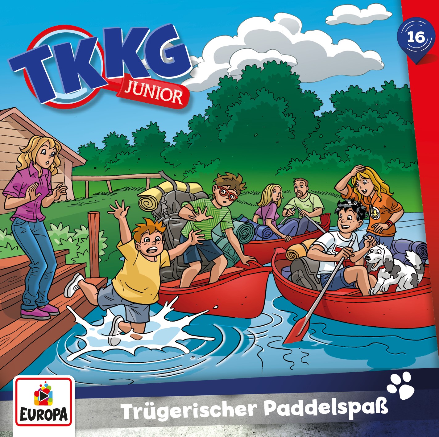 TKKG Junior Hörspiel, Folge 16: Trügerischer Paddelspaß