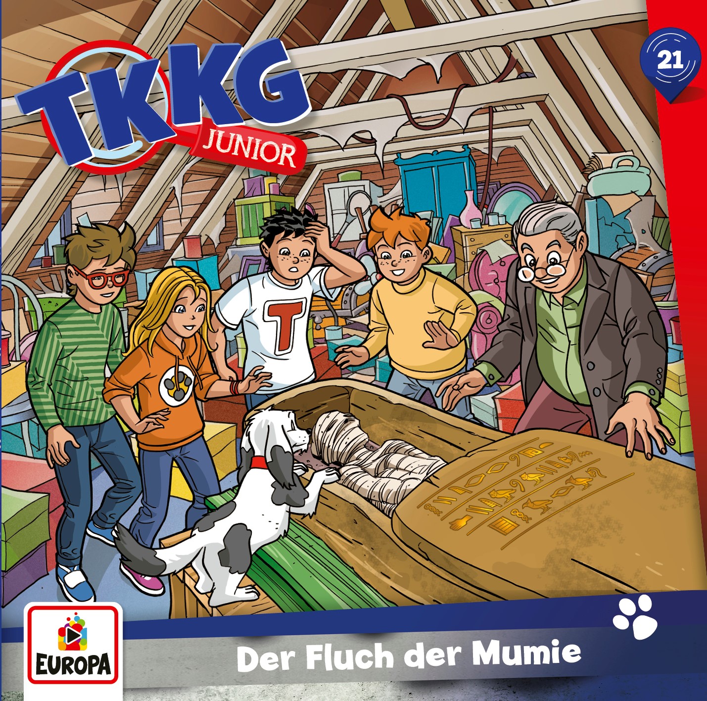 TKKG Junior Hörspiel-Folge 21: Der Fluch der Mumie