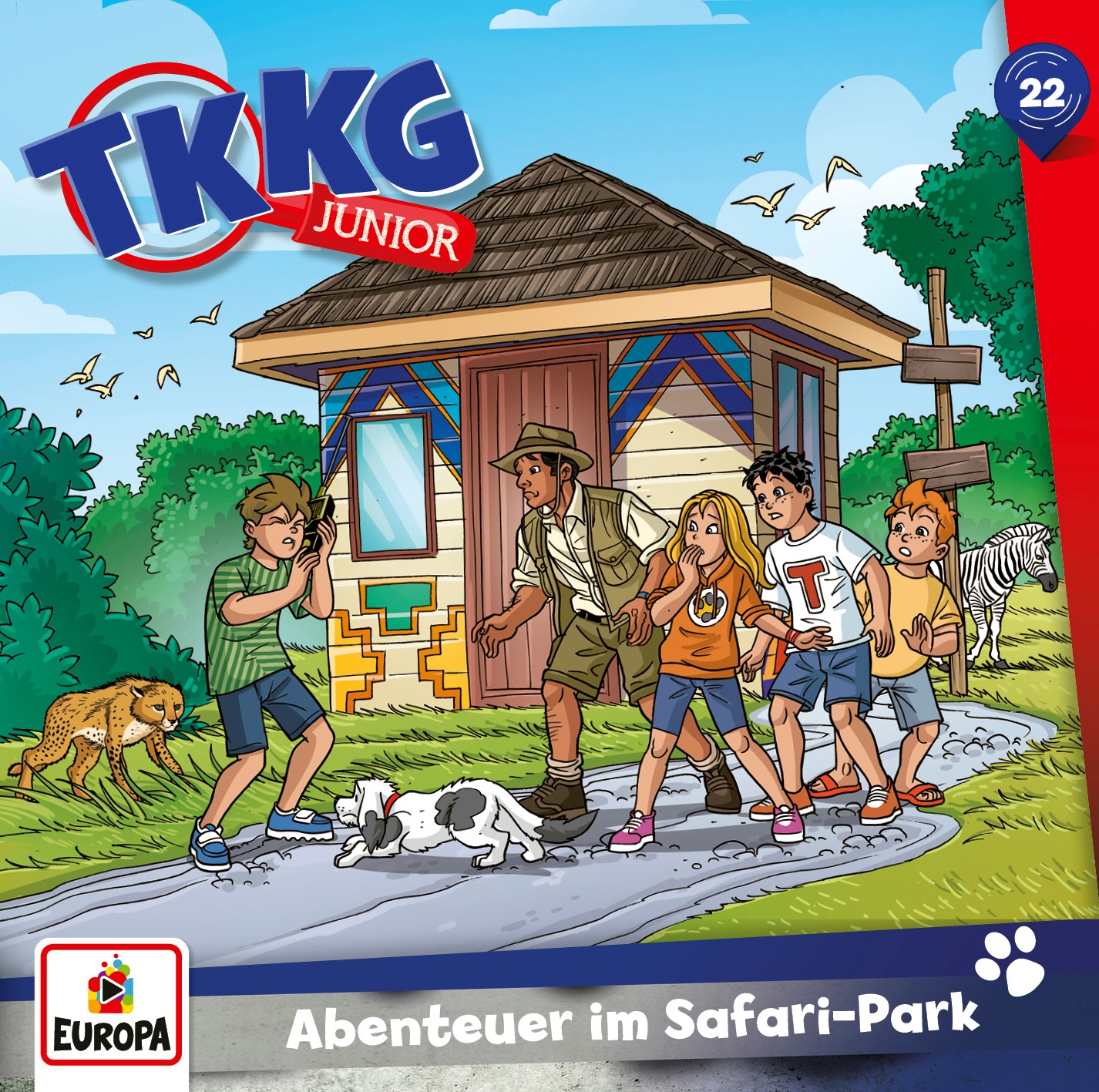 TKKG Junior Hörspiel, Folge 22: Abenteuer im Safari-Park
