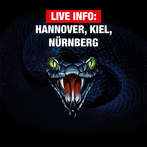 Update zu den Live Shows in  Hannover, Kiel und Nürnberg - ❗️ NEWS❗️