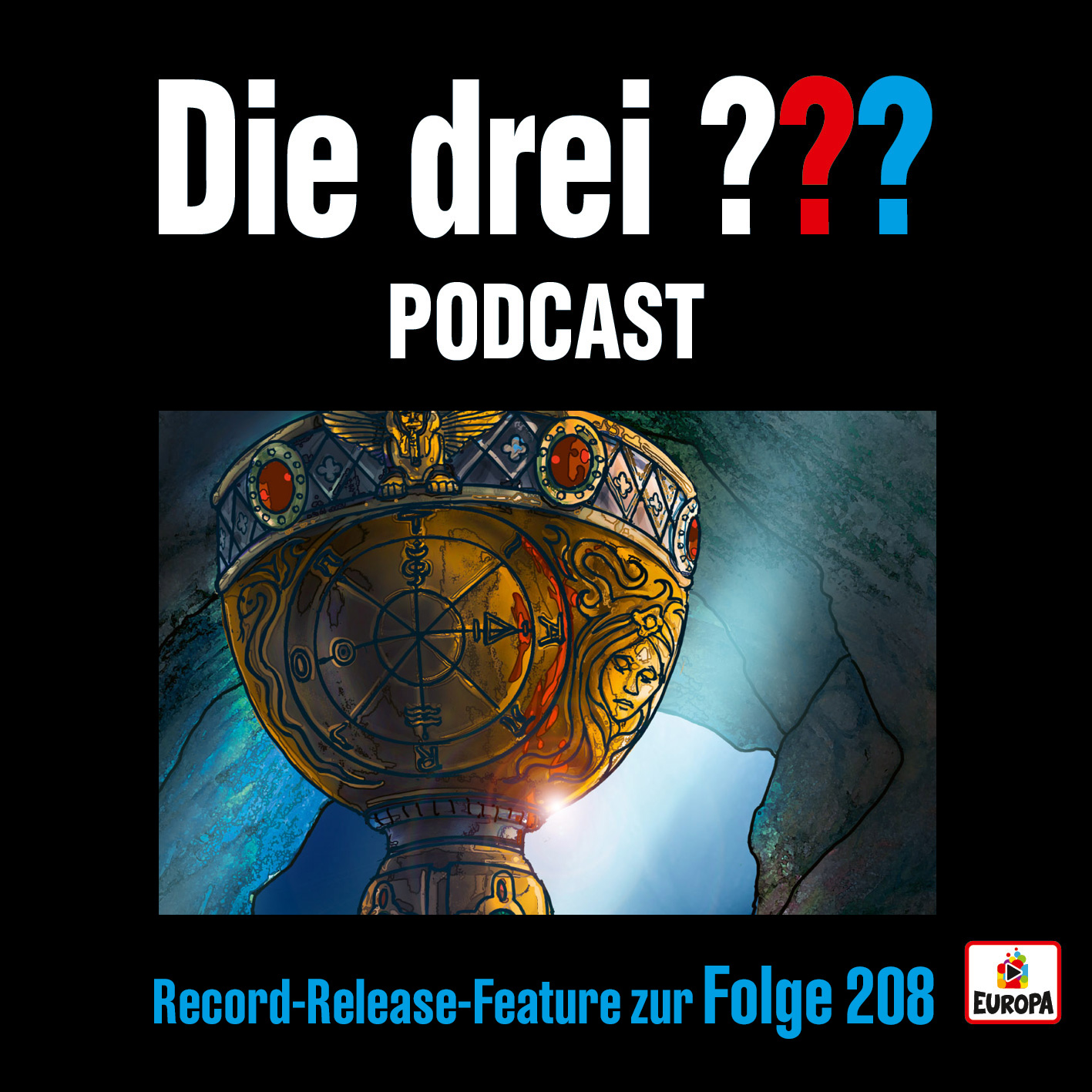 Die drei ???- Podcast Record-Release-Feature 208 - Höre gleich mal rein. 