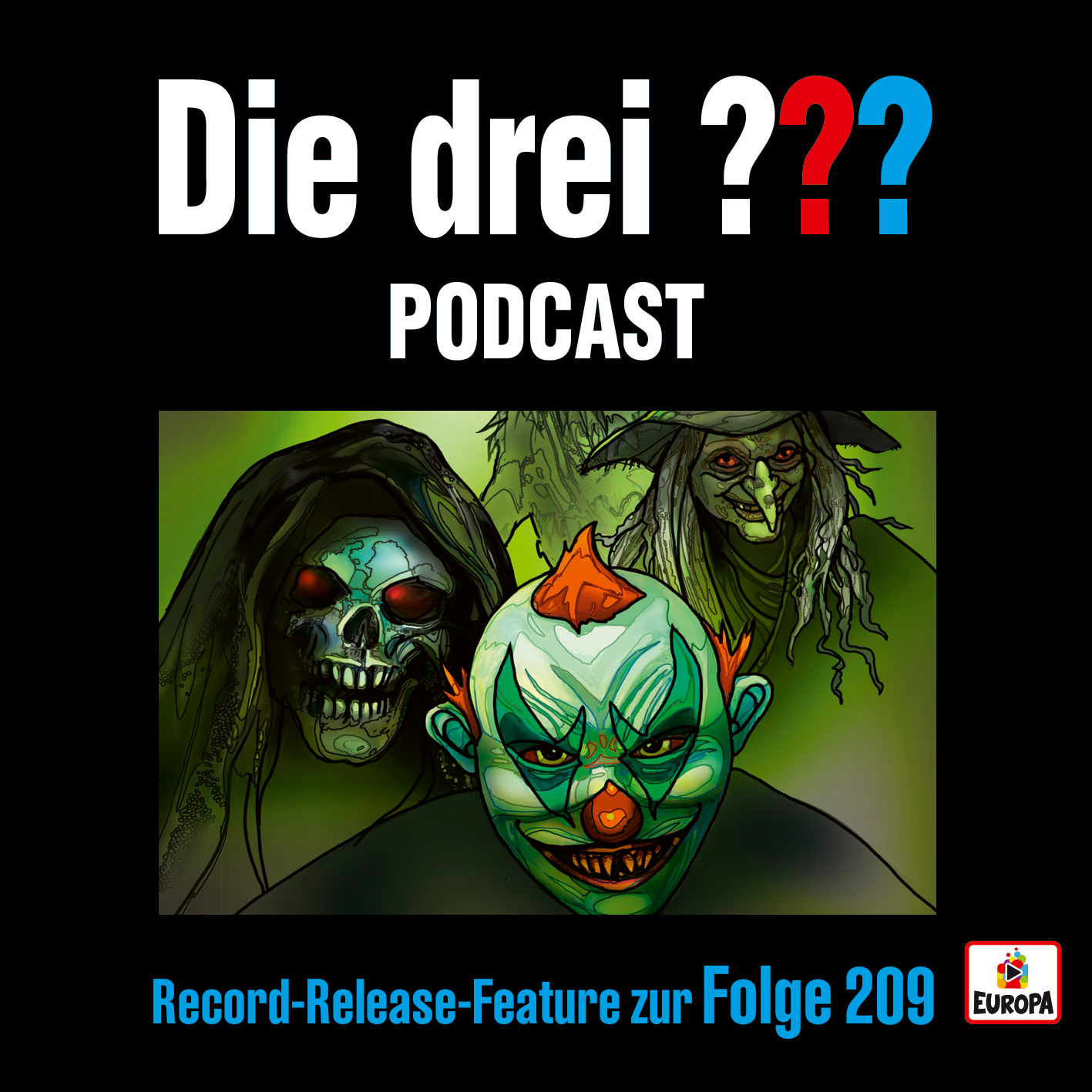 Die drei ??? Podcast Record-Release-Feature zur Folge 209 - Die Lauscherlounge präsentiert Folge 209. 