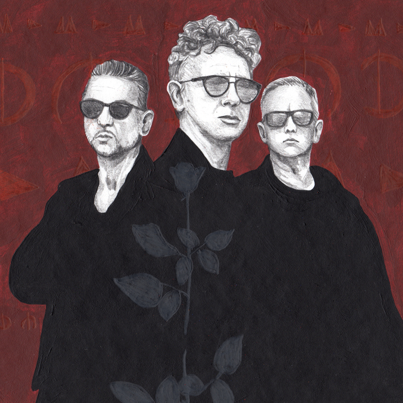Depeche Mode (gemalt)