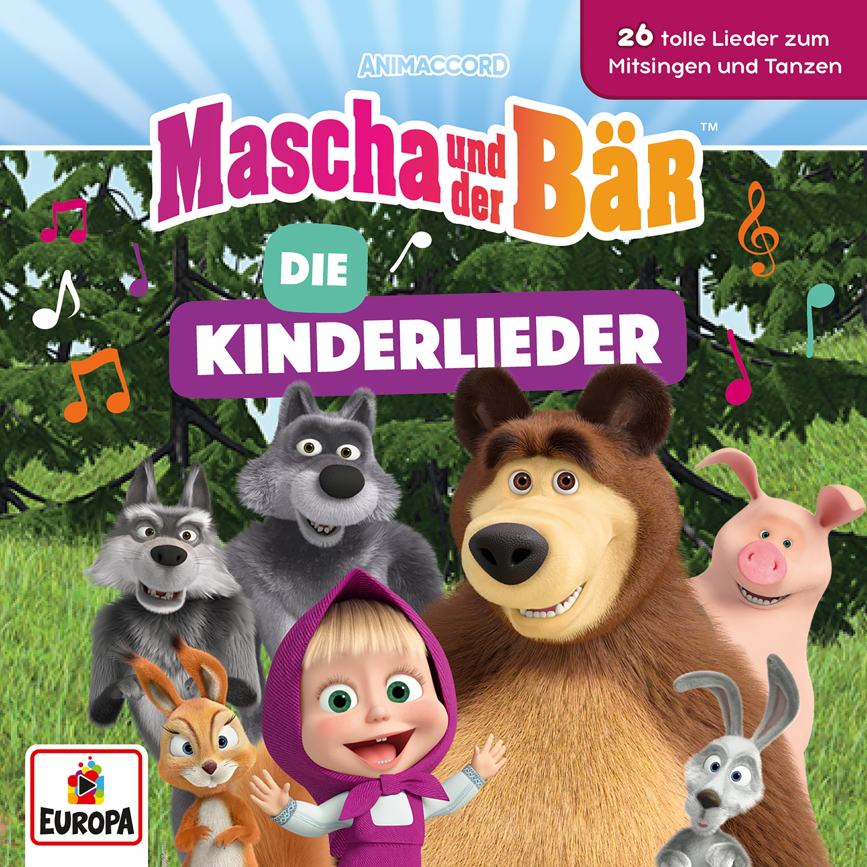 Mascha und der Bär: Die Kinderlieder