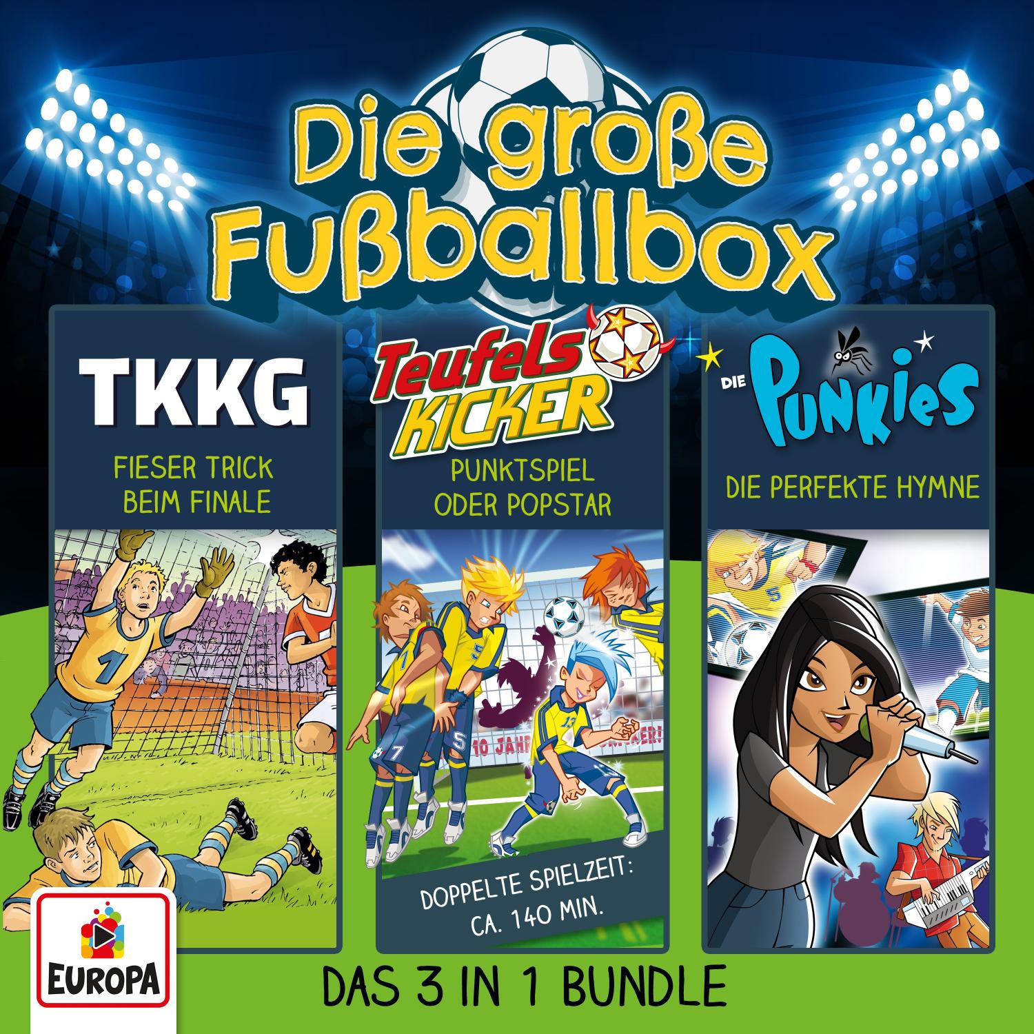 TKKG - x Teufelskicker/Die Punkies: Die große Fußballbox