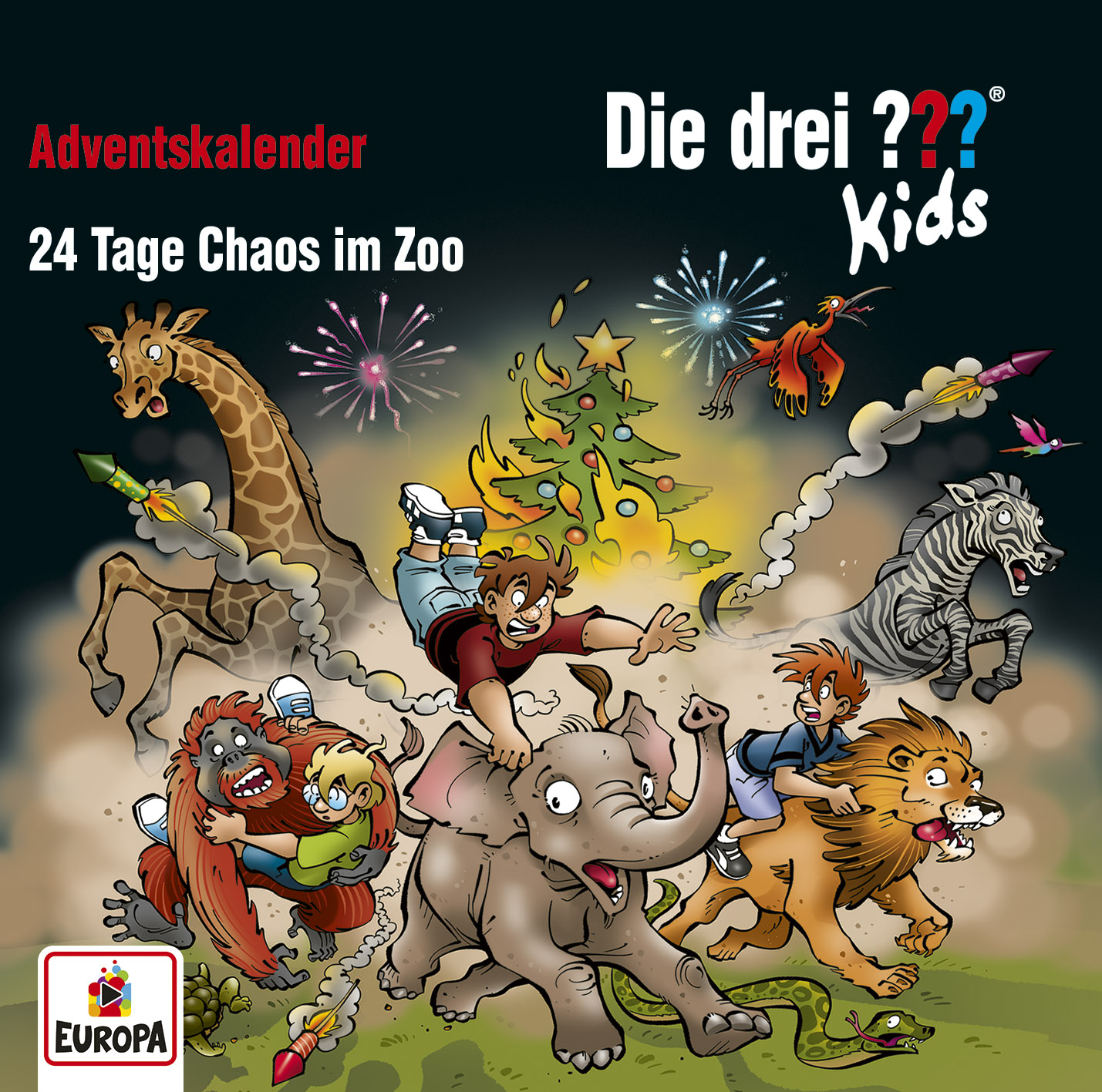 Die drei ??? Kids - 24 Tage Chaos im Zoo (Adventskalender)