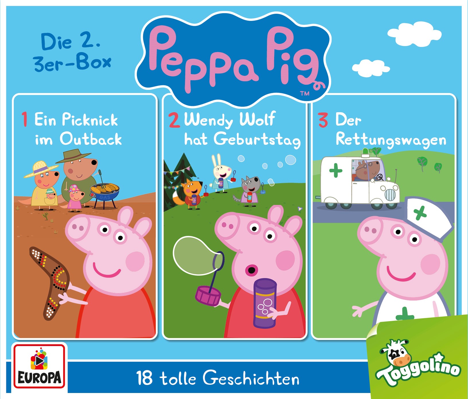 Peppa Pig Hörspiele - 3er Box (Folgen 4, 5, 6)