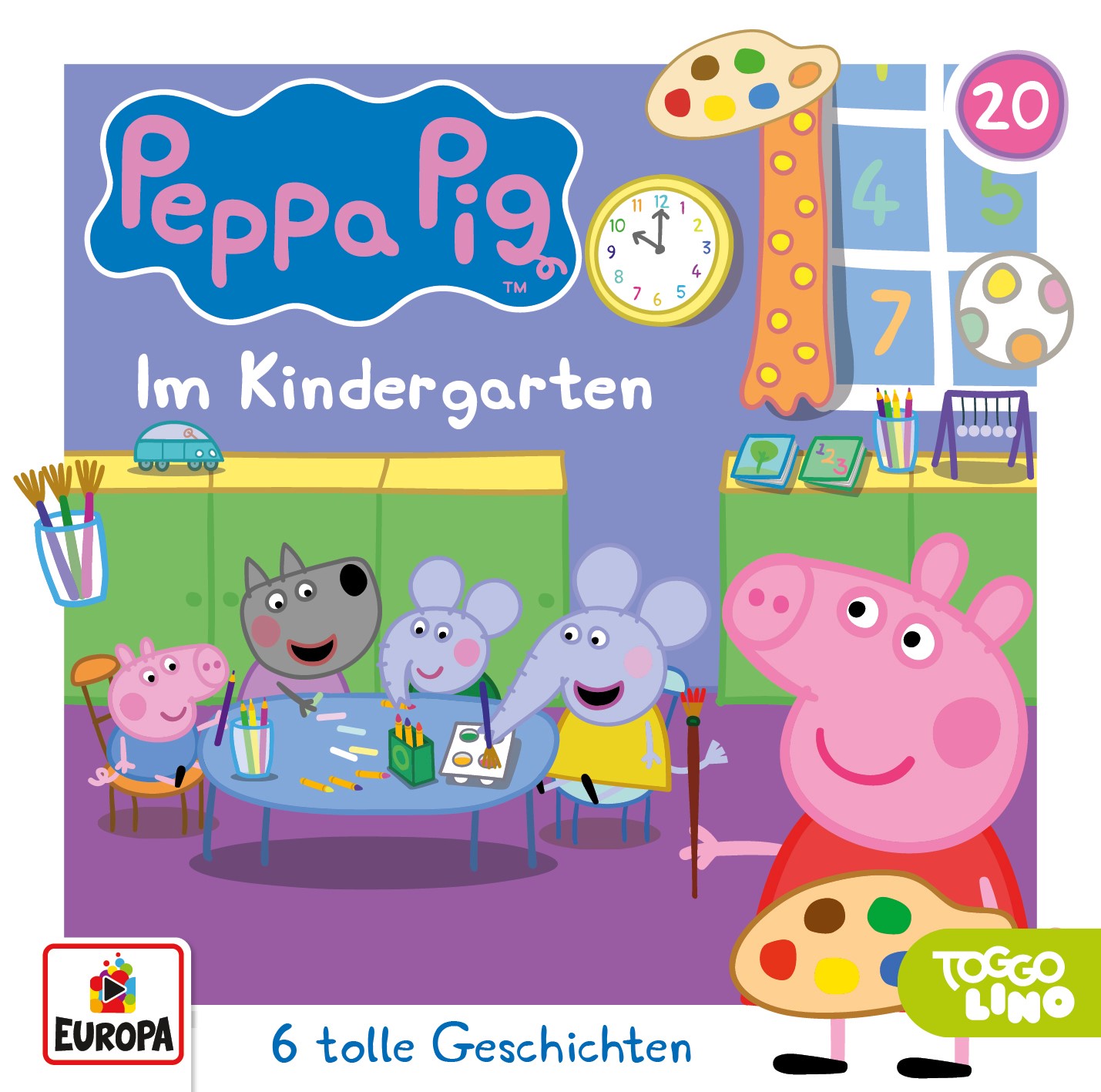 Peppa Pig Hörspiele: Im Kindergarten (und 5 weitere Geschichten)