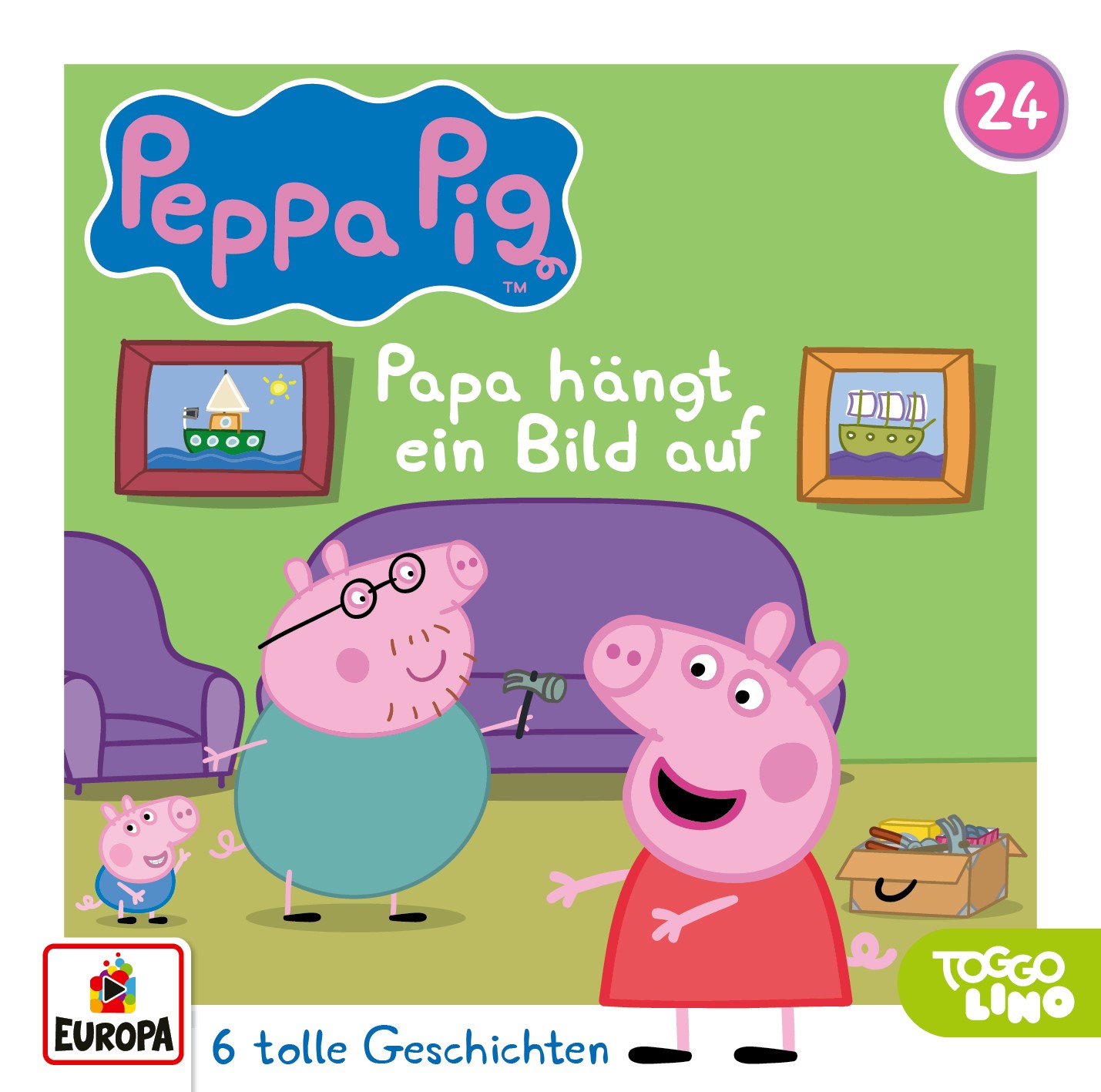 Peppa Pig Hörspiele - Papa hängt ein Bild