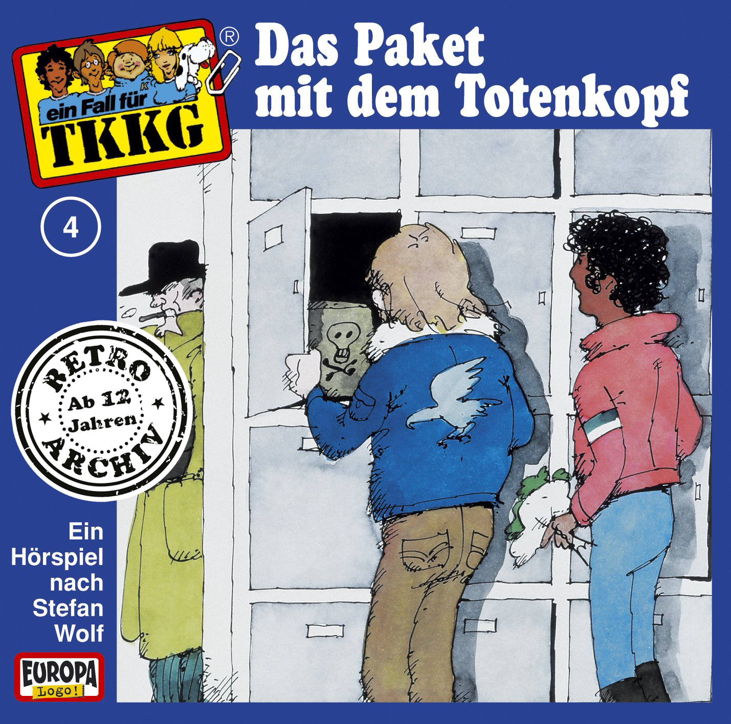 TKKG Retro-Archiv - Das Paket mit dem Totenkopf