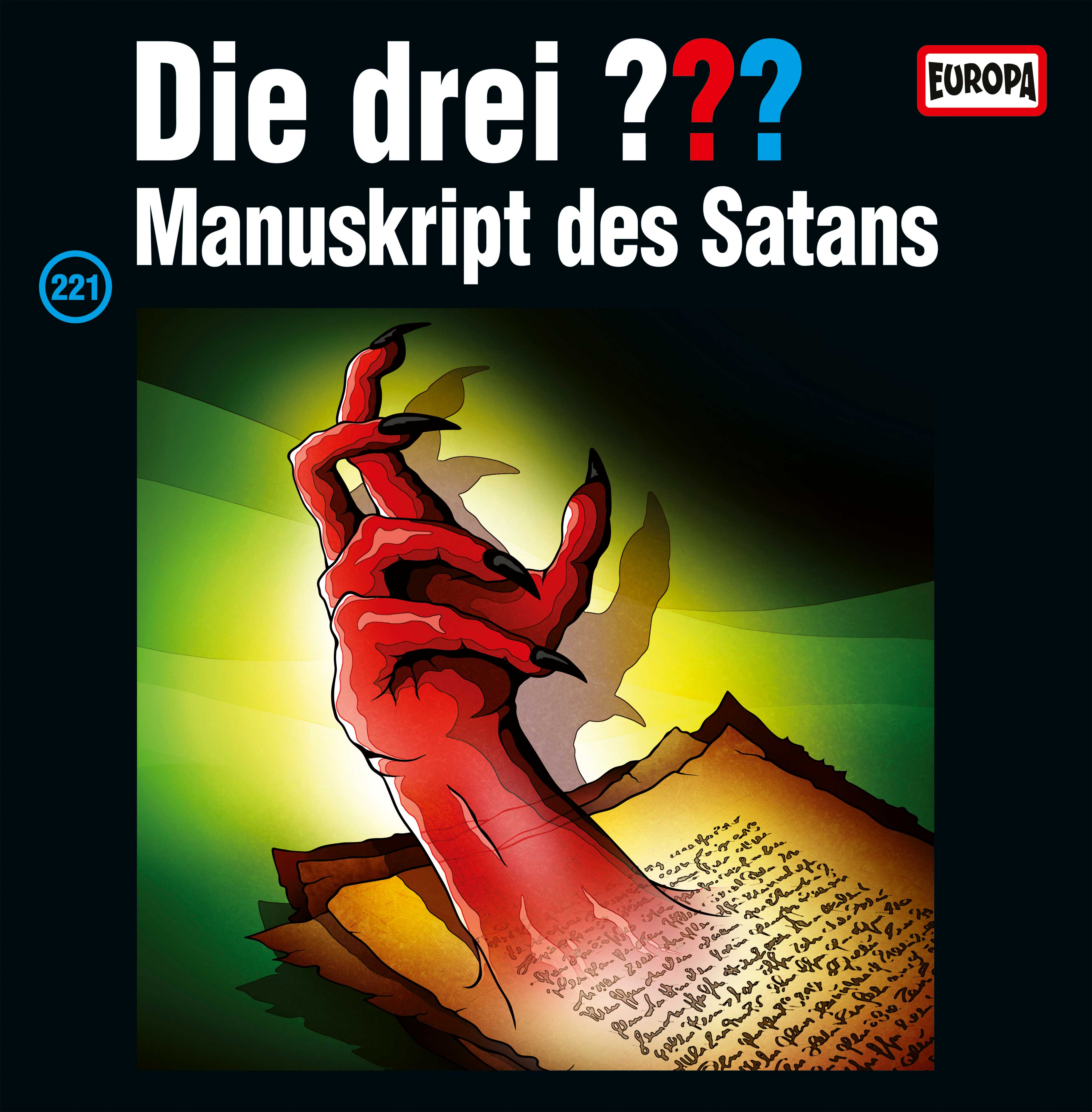 Die Drei ??? (Fragezeichen), Vinyl-Folge 221: Manuskript des Satans (Vinyl)