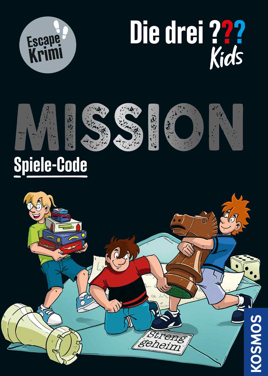 Die Drei ??? (Fragezeichen) Kids, Buch-Special: Mission (Spiele-Code)