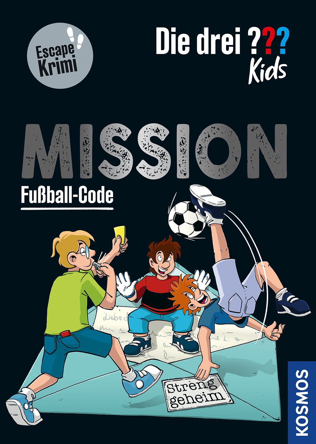 Die Drei ??? (Fragezeichen) Kids, Buch-Special: Mission Fußball-Code (Escape Krimi)