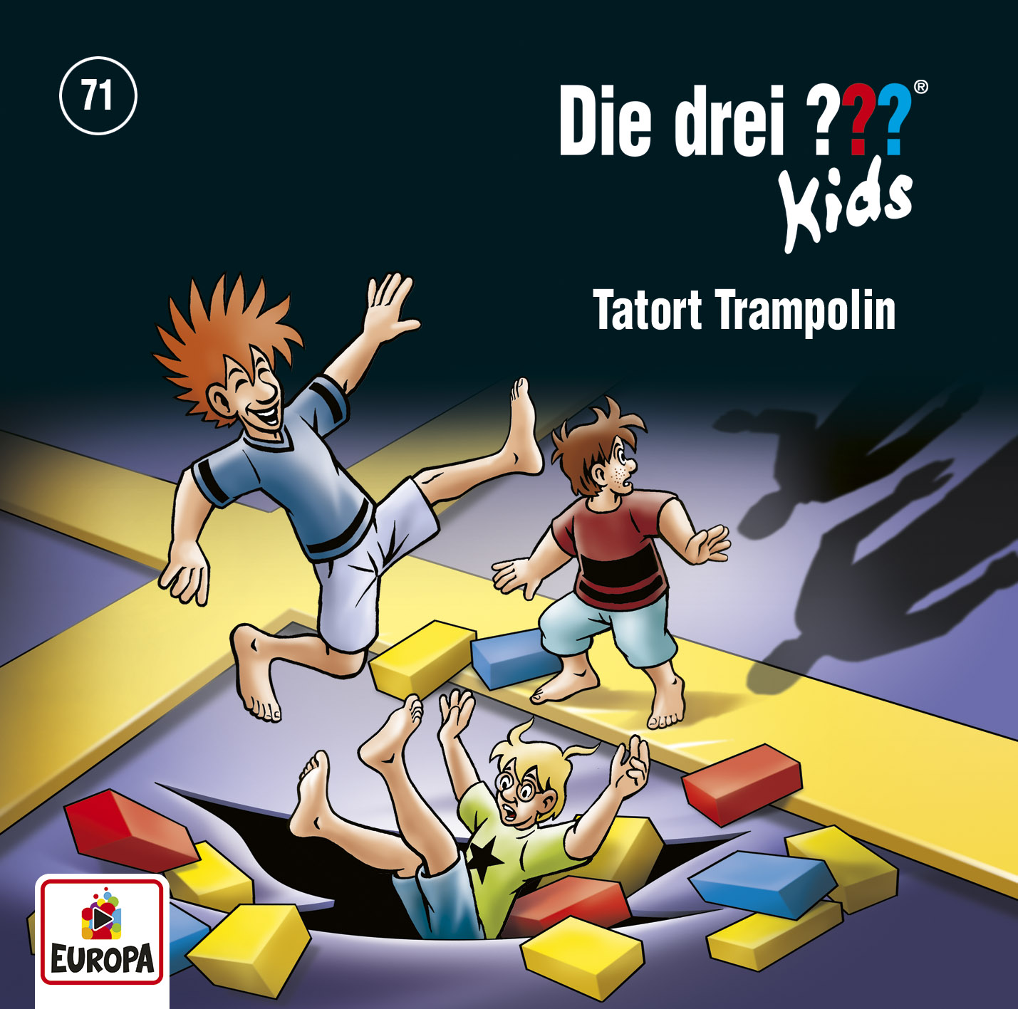 Die Drei ??? (Fragezeichen) Kids, Hörspiel-Folge 71: Tatort Trampolin
