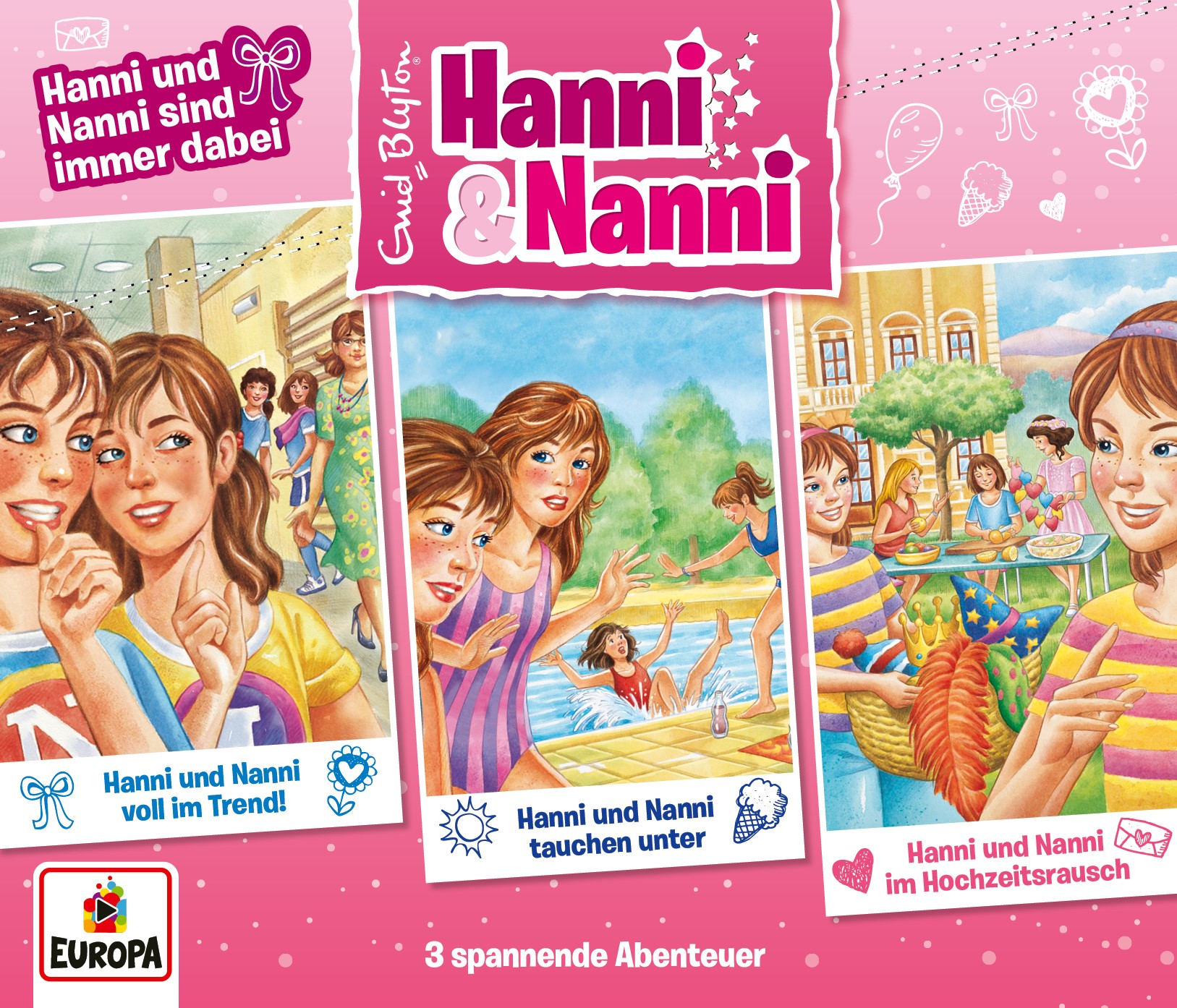 Hanni und Nanni - 3er Box Hanni und Nanni sind immer dabei (Folgen 65, 66, 67)