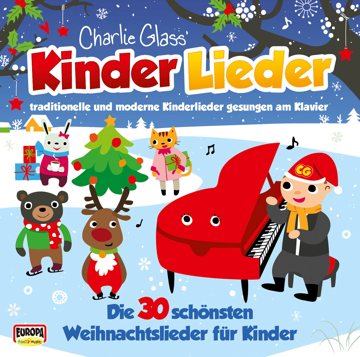 Charlie Glass' Kinder Lieder: Kinder Weihnacht - Die 30 schönsten Weihnachtslieder für Kinder