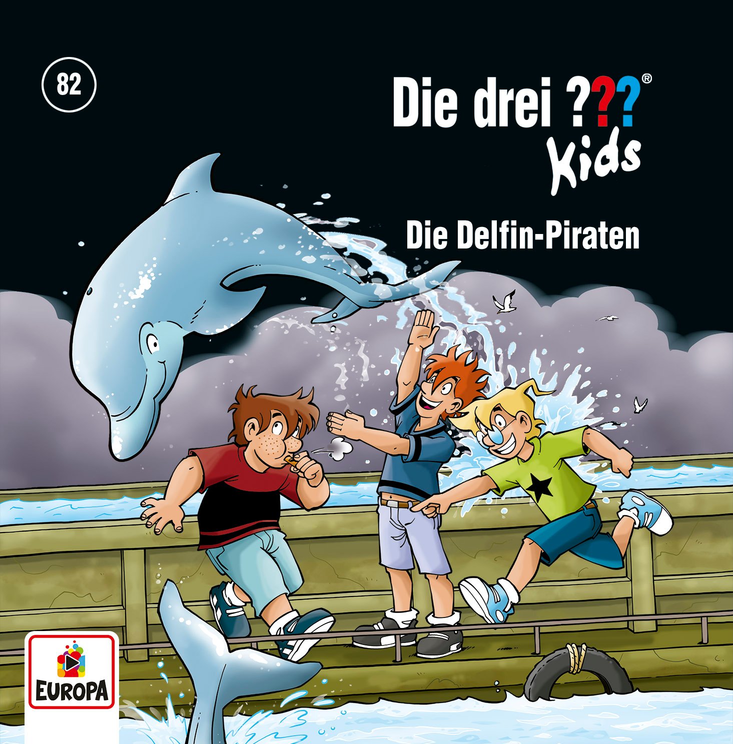 Die Drei ??? (Fragezeichen) Kids, Hörspiel-Folge 82: Die Delfin-Piraten