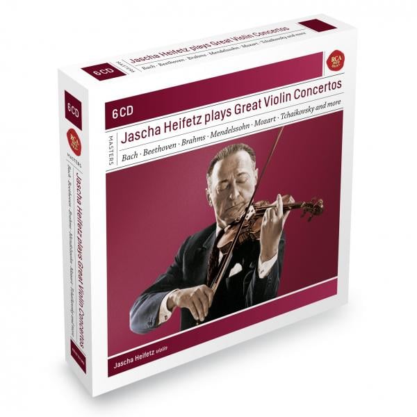 Jascha Heifetz - Jascha Heifetz Plays Great Violin Concertos - Sony Classical Masters