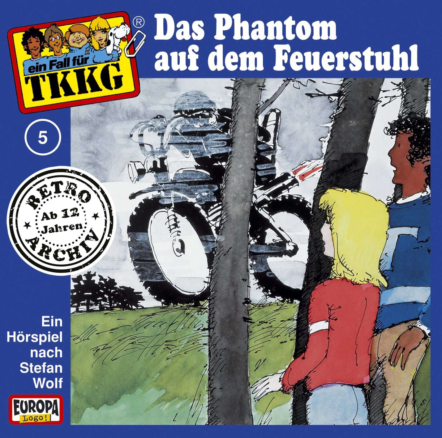 TKKG Retro-Archiv: Das Phantom auf dem Feuerstuhl