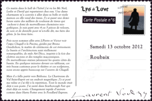 Laurent Voulzy – Carte postale du 13 octobre, Roubaix