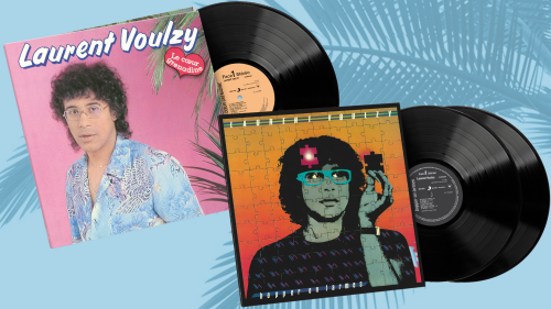 image de deux vinyles de Laurent Voulzy, Coeur Grenadine et Bopper en larmes