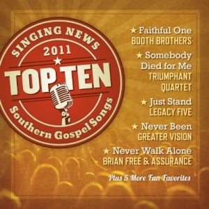 Singing News Top Ten Southern Gospel Songs of 2011