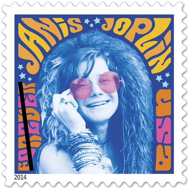 Janis Joplin Is Getting A Forever Stamp