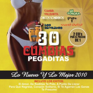 30 Cumbias Sonideras Pegaditas &#8211;  Lo Nuevo Y Lo Mejor 2010 (2 CD)