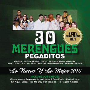 30 Merengues Pegaditos: Lo Nuevo Y Lo Mejor 2010 (2 CD)