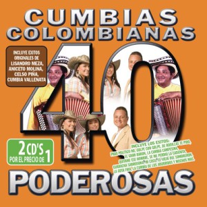 40 Cumbias Colombianas Poderosas (2 CD)