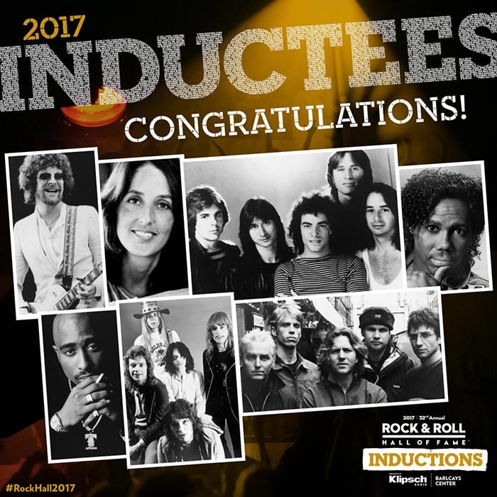Journey, Pearl Jam, ELO &#038; Joan Baez To Be Inducted Into 2017 Rock &#038; Roll Hall Of Fame