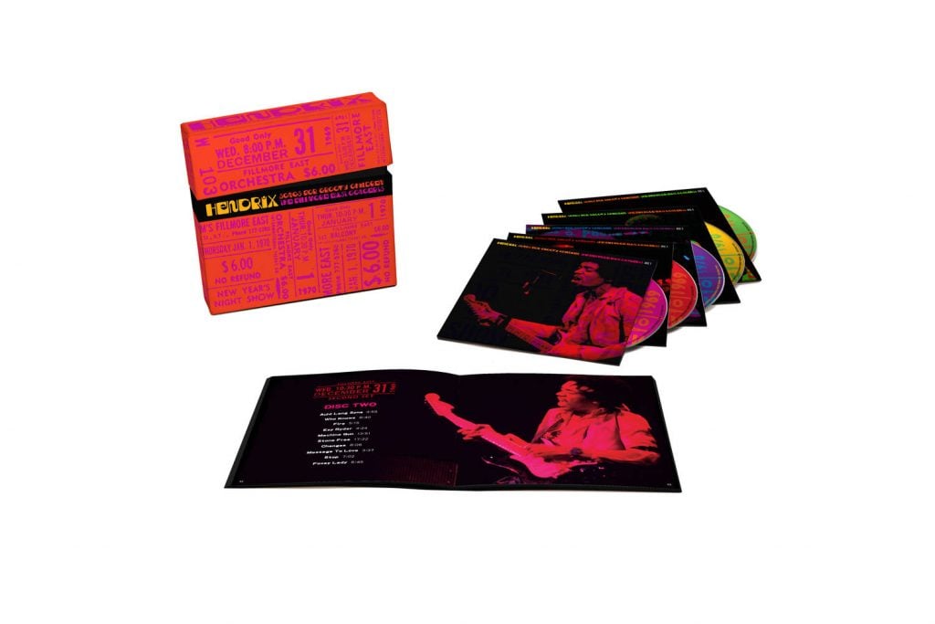 Expansive CD & LP Box Sets Present All Four Historic Hendrix Band of Gypsys Performances At The Fillmore East Newly Mixed by Eddie Kramer