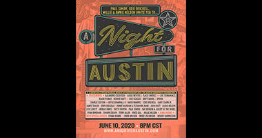 &#8216;A Night For Austin&#8217; Invites You To A Live Streaming Music Benefit Supporting The Austin Community Foundation Fund